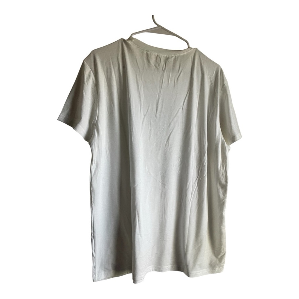 Women’s Size XXL White T-Shirt with Sea Turtle Design Tee - Picture 3 of 12